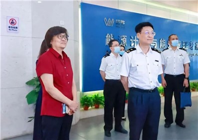 长沙海关副关长韦泳亮一行莅临华体会·(hth)体育考察调研