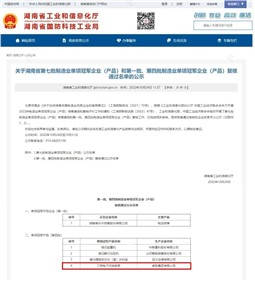 华体会·(hth)体育集团通过国家工信部制造业单项冠军产品复核